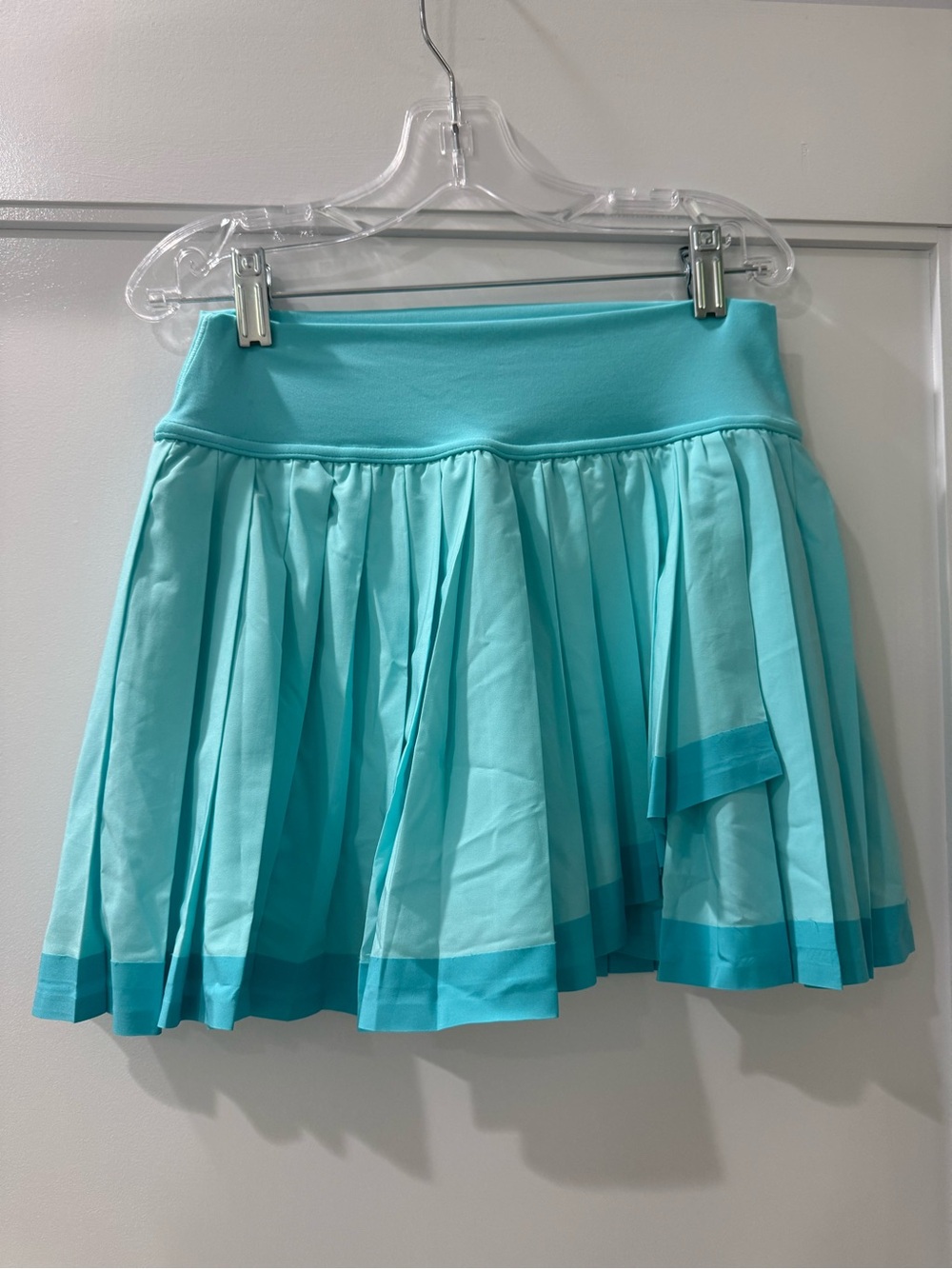 Offline Aerie Aqua Pleated Mini Skirt